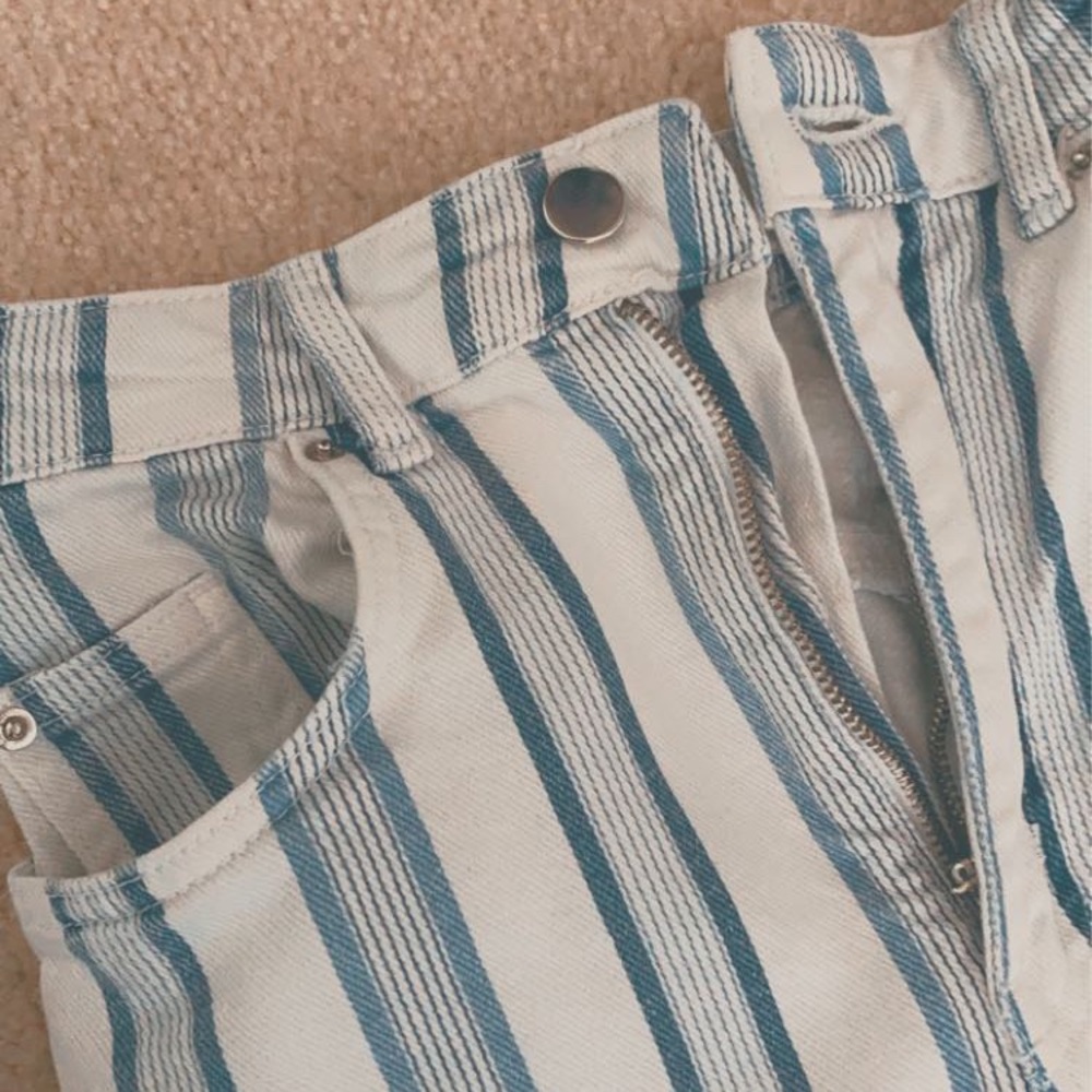 Blue and white stripped H&M pants - Picture 3 of 14